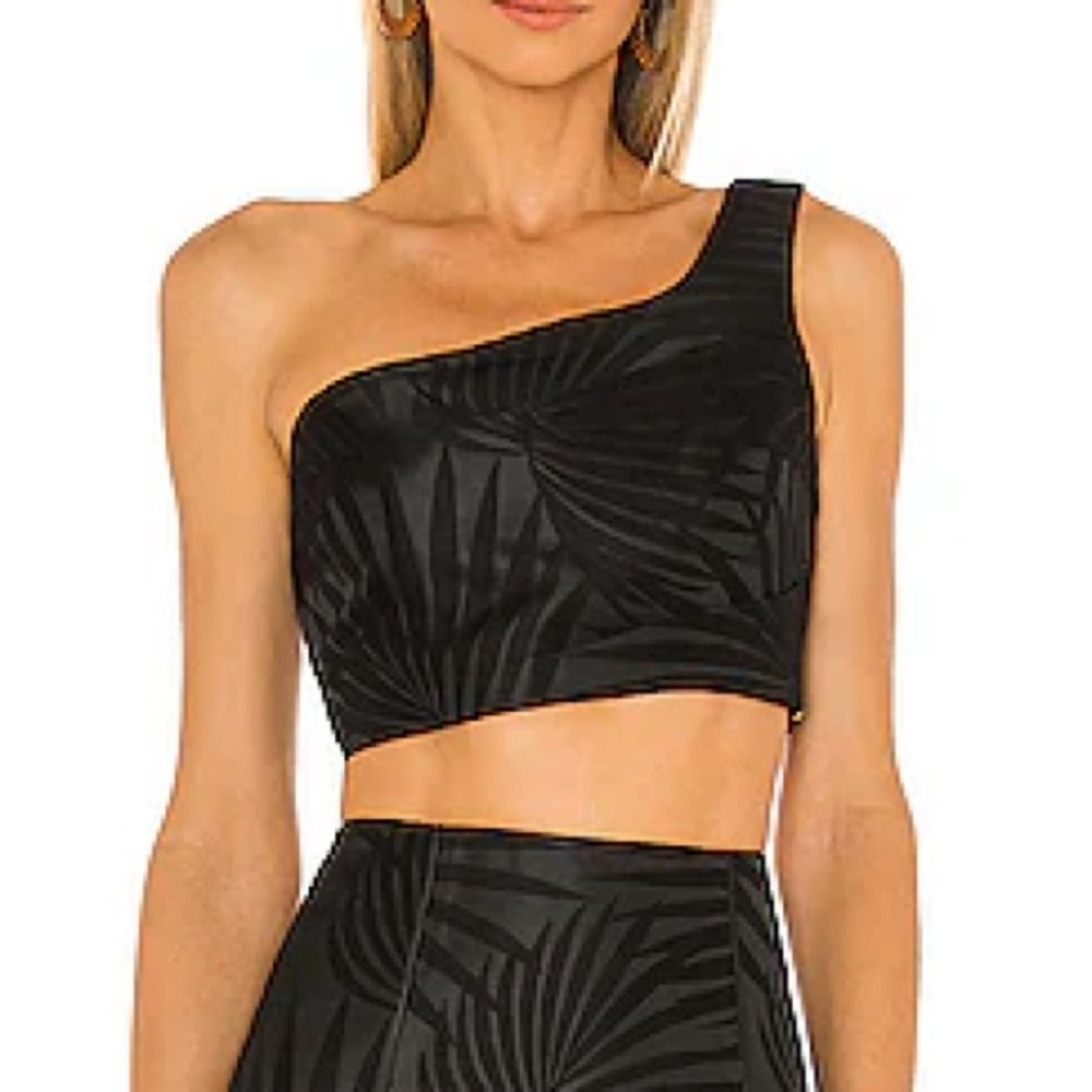 Significant Other by Anthropologie Camille‎ Top One Shoulder Black Size US2